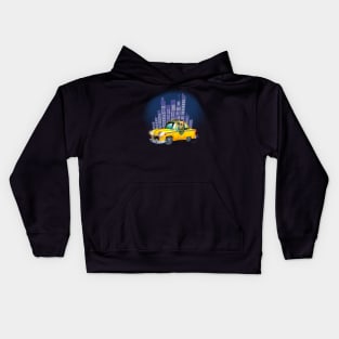 taxi driver Kids Hoodie